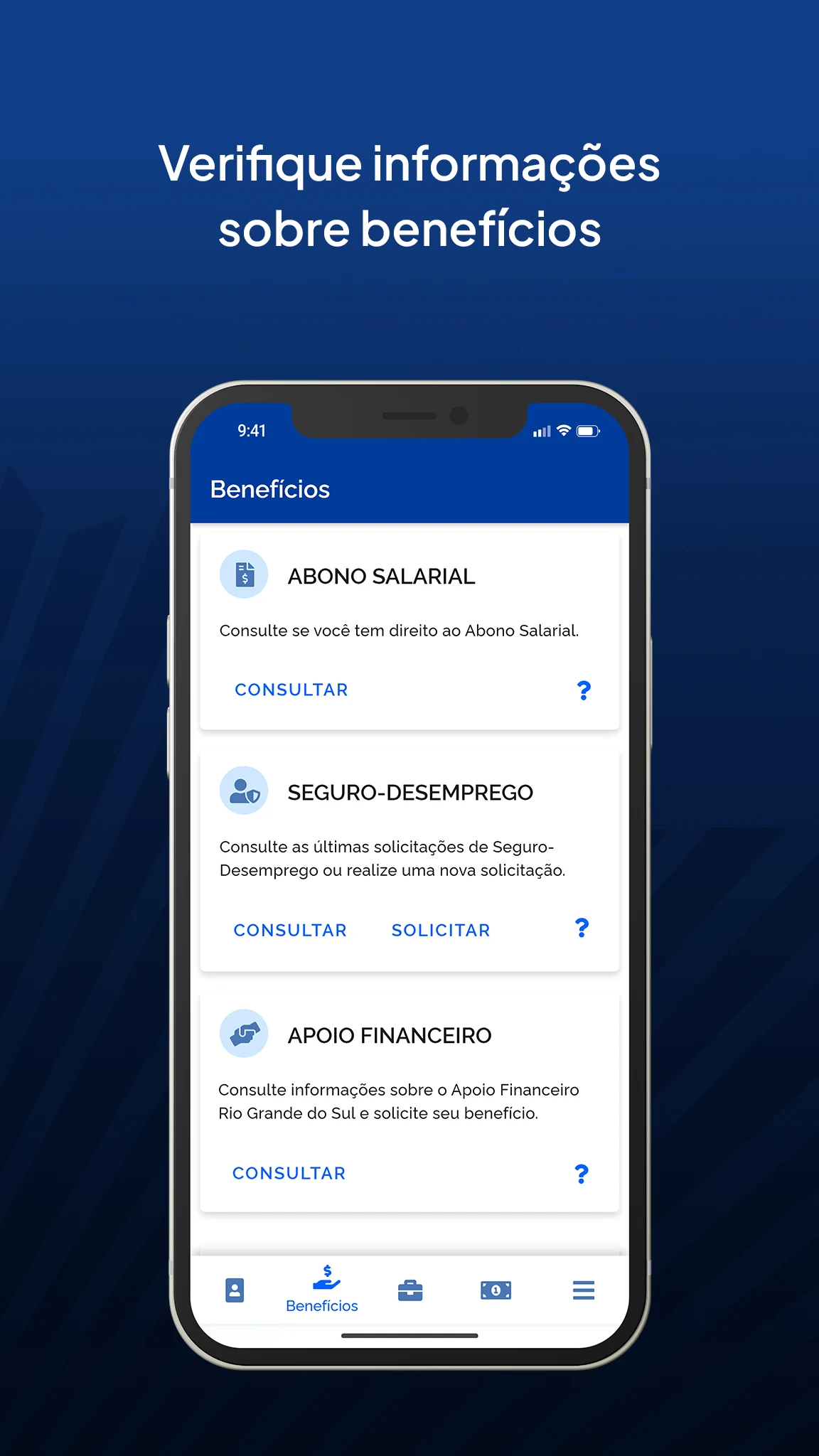 Carteira de Trabalho Digital screenshot